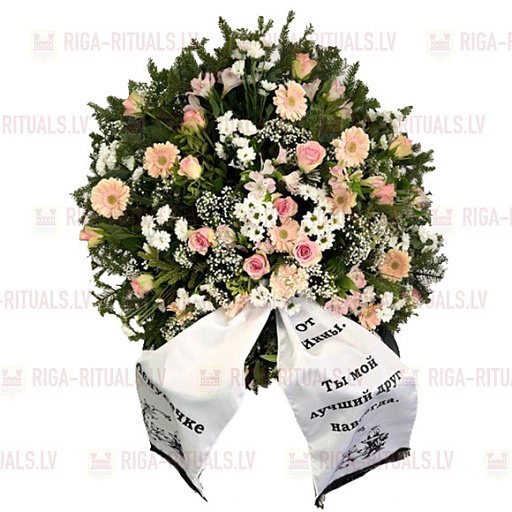 Венок для похорон RPBG-V07-LV